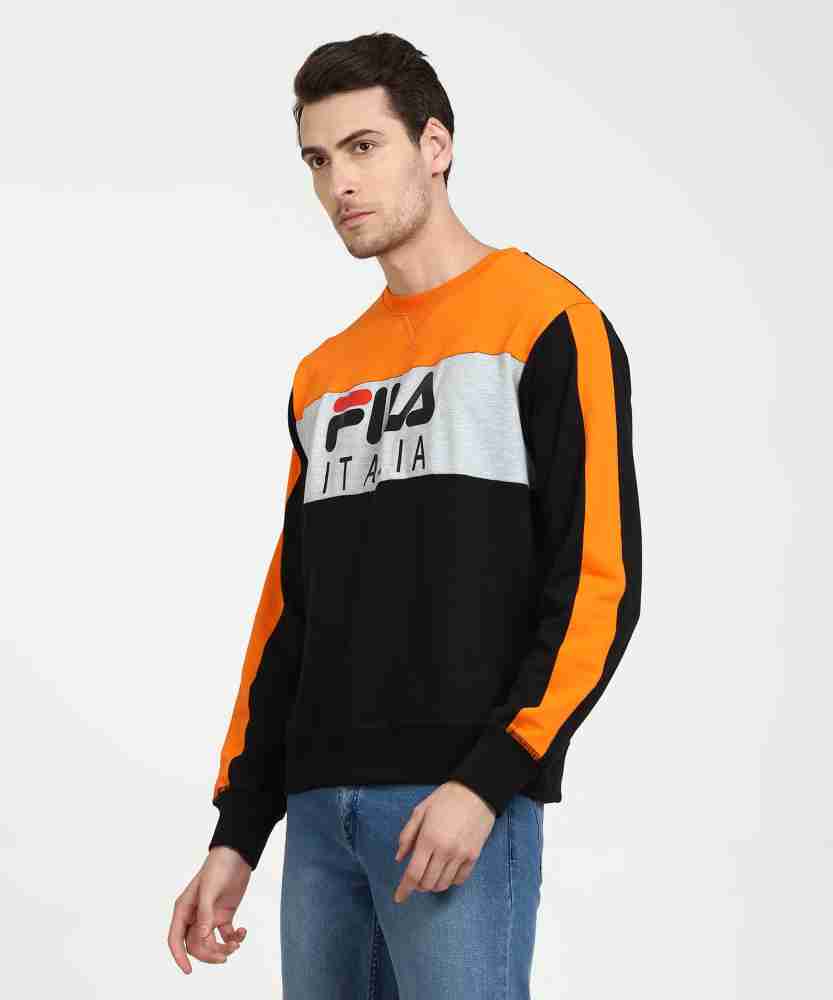 Fila on sale sweatshirt orange