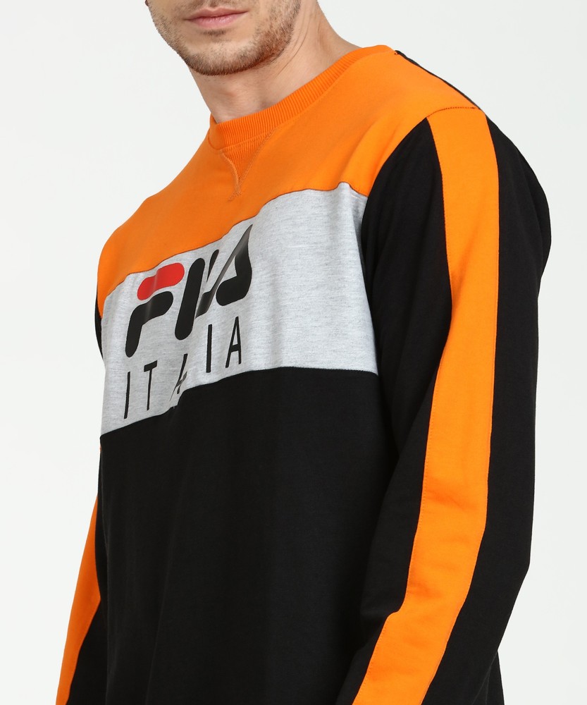 Fila sweatshirt hot sale orange