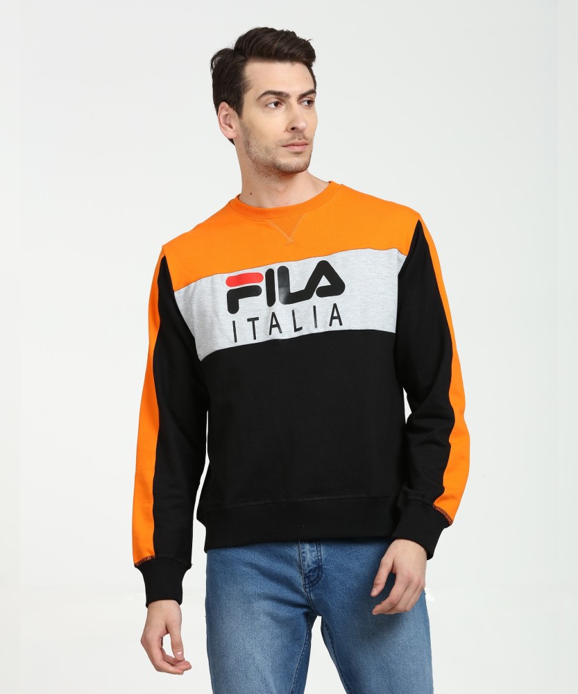 FILA Full Sleeve Printed Men Sweatshirt Buy FILA Full Sleeve Printed Men  Sweatshirt Online at Best Prices in India