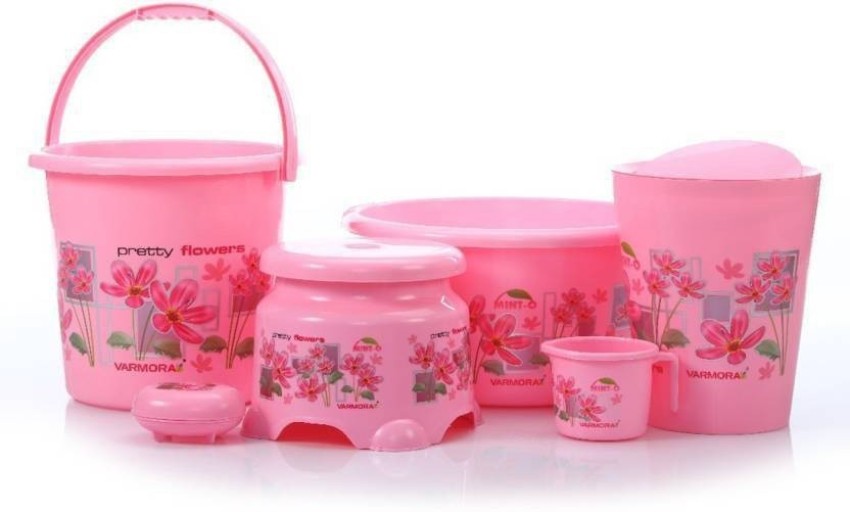 TUPPERWARE NEW EXTRA LARGE BUCKET CANISTER 8.5 L WITH HANDLE-IN PINK COLOR  !!!