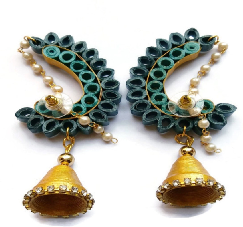 Share more than 83 paper jhumka earrings models best esthdonghoadian
