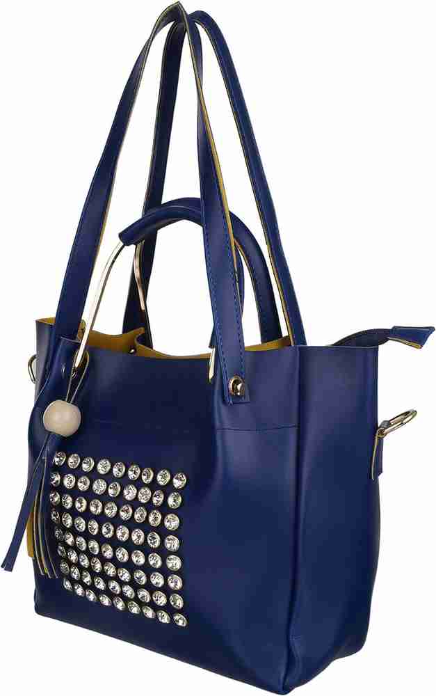 Buy Pass Pass Women Blue Hand held Bag Blue Online Best Price in