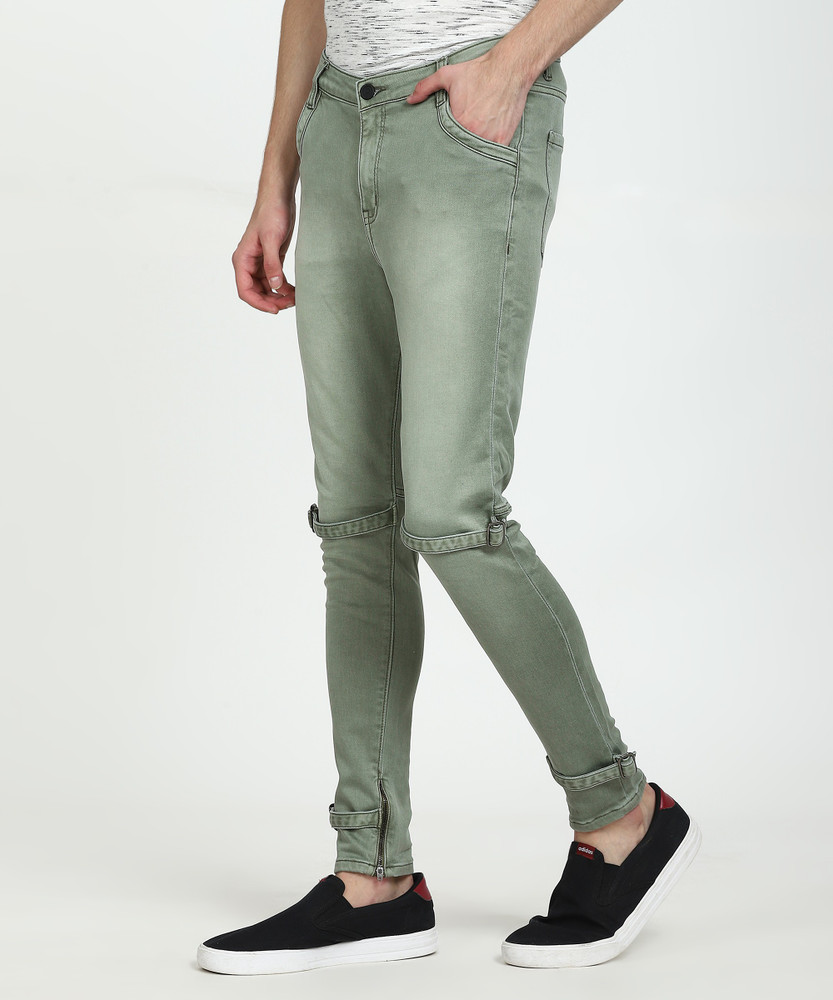SKULT by Shahid Kapoor Slim Men Green Jeans Buy SKULT by Shahid