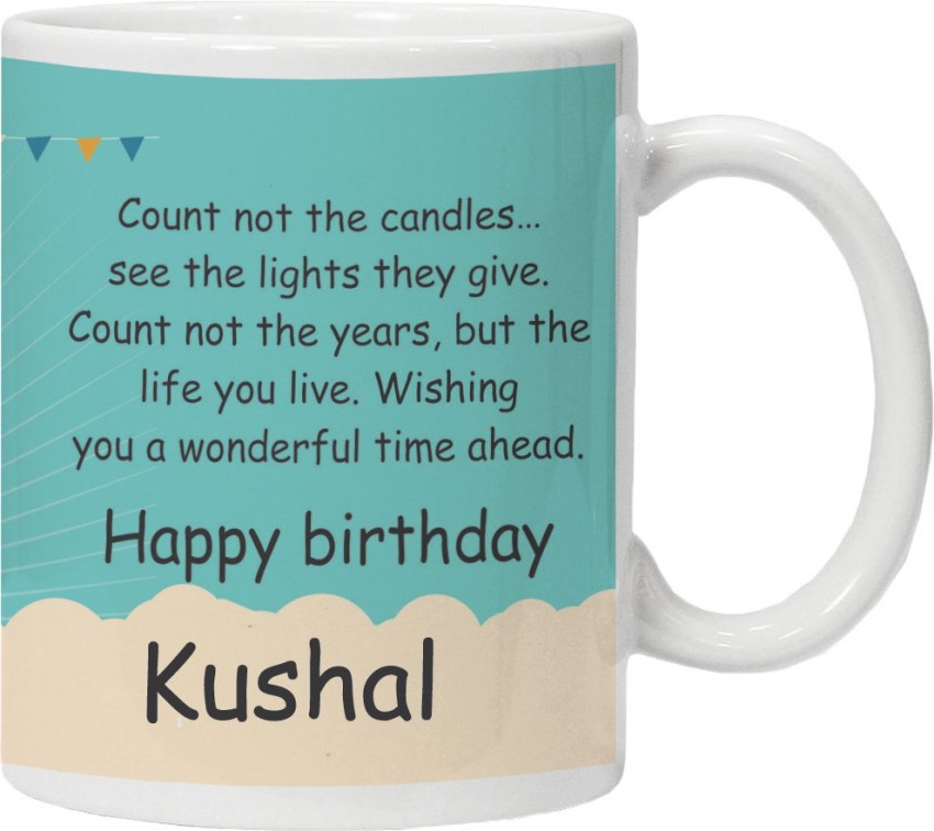Happy Birthday, Kushal! Elegant cupcake with a sparkler. — Download on  Funimada.com
