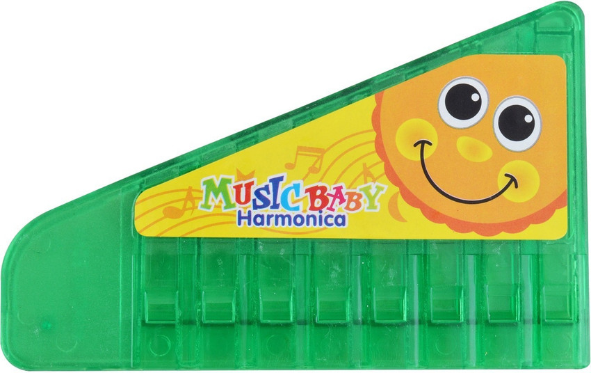 Mouth organ toy top