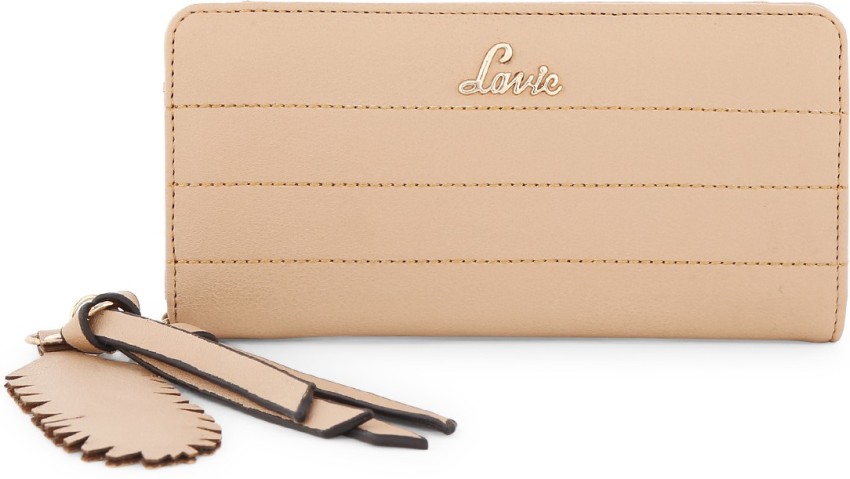 LAVIE Women Casual Beige Artificial Leather Wallet BEIGE Price