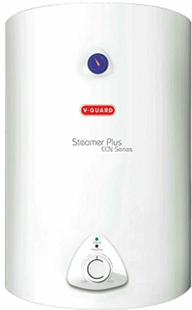 V-Guard 15 L Storage Water Geyser (STEAMER PLUS ECN SERIES, White) Price in  India - Buy V-Guard 15 L Storage Water Geyser (STEAMER PLUS ECN SERIES,  White) online at Flipkart.com