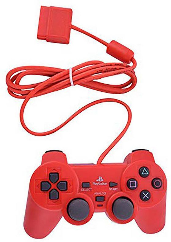 BVG PS2 Wired Controller DUALSHOCK 2 For PS2 Controller Red Gamepad BVG Flipkart