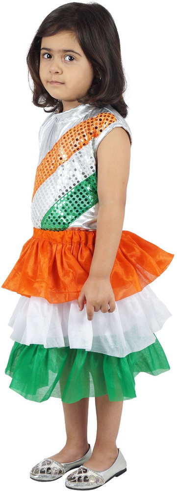 Tri colour sales dress online