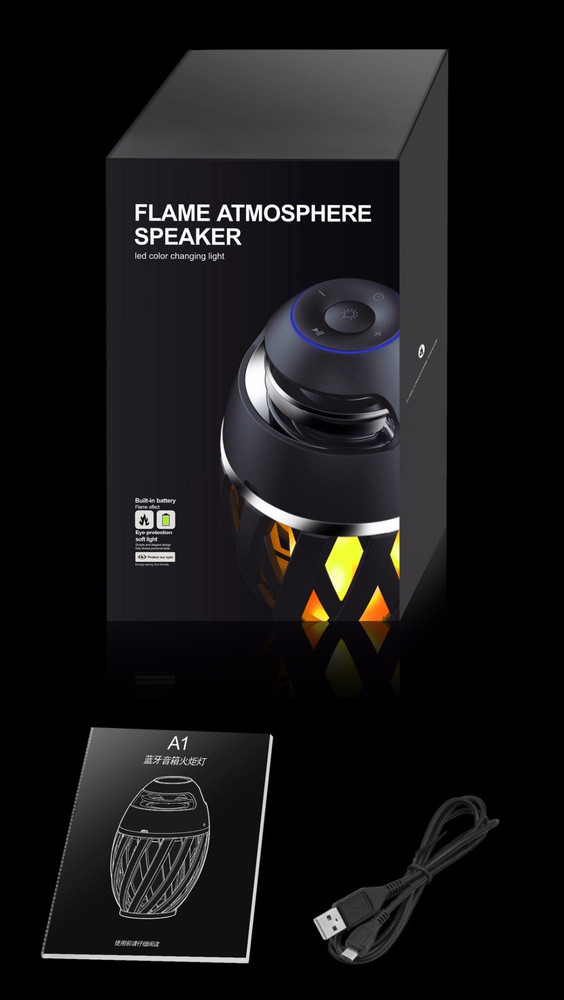 Buy SHIANK TOP GRADE A1 Flame atmosphere lamp wireless speaker