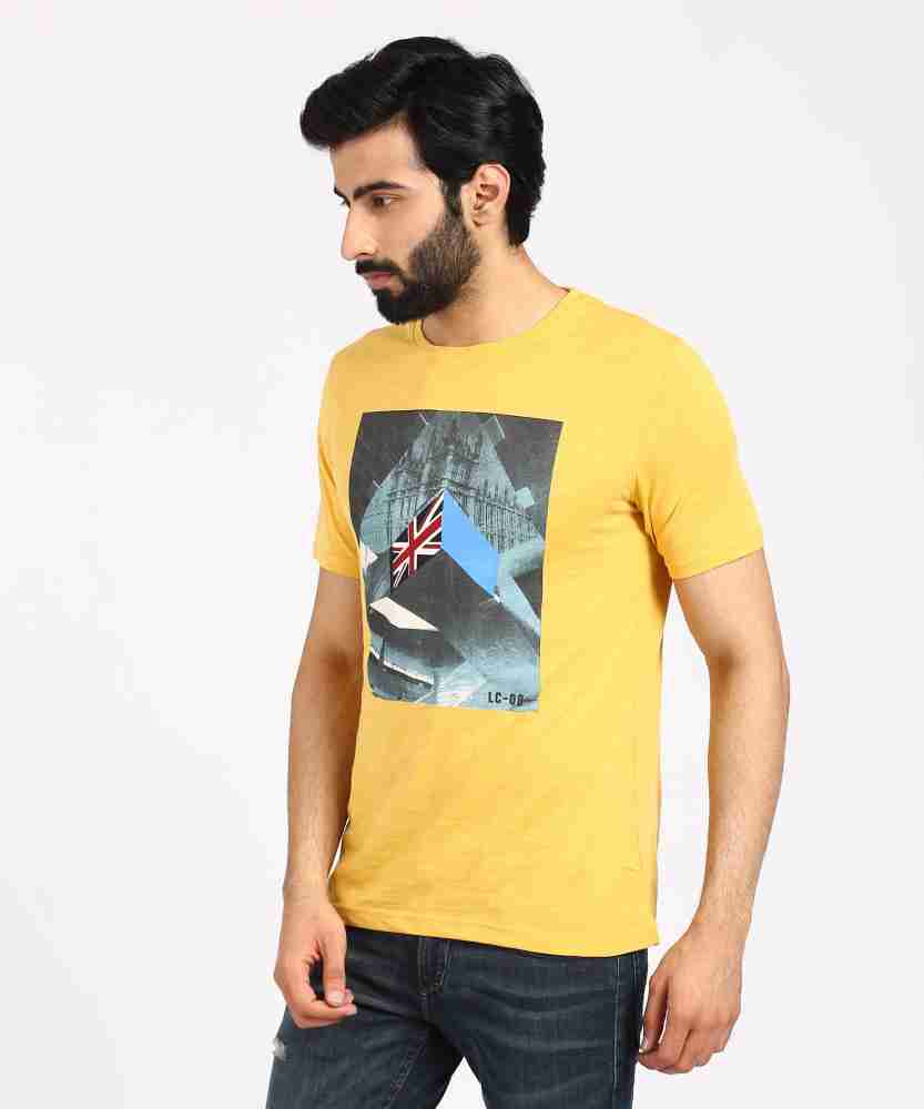 Lee cooper deals yellow t shirt