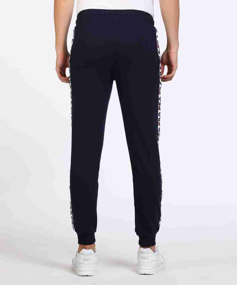 FILA Solid Men Dark Blue Track Pants - Buy FILA Solid Men Dark Blue Track  Pants Online at Best Prices in India