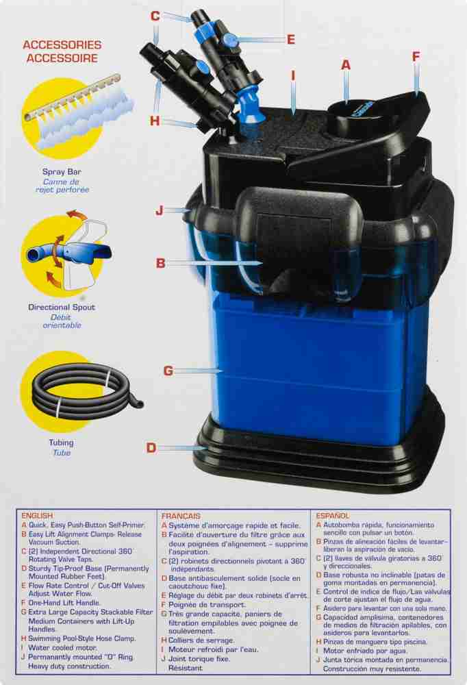 Penn Plax Cascade 500 Canister Aquarium Filter Price in India