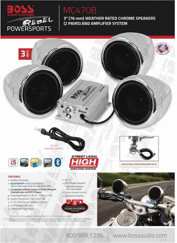 Boss audio sale mc470b
