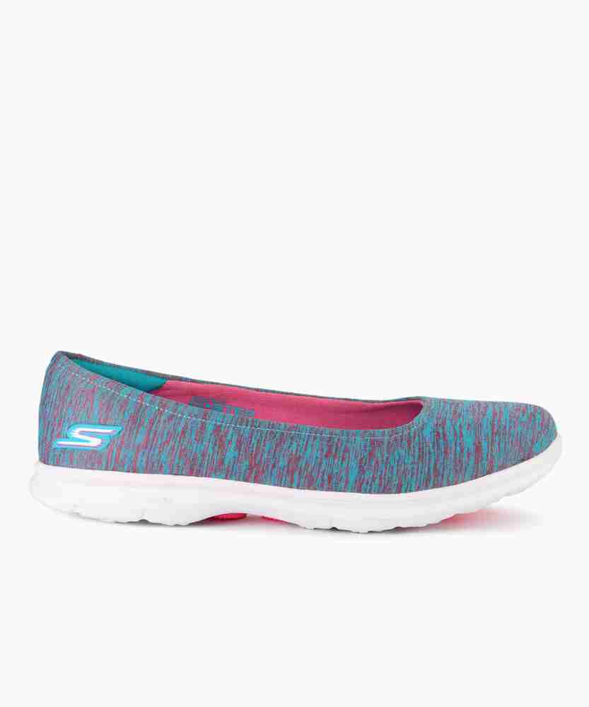 Skechers go step challenge space dyed flat ballet top pump