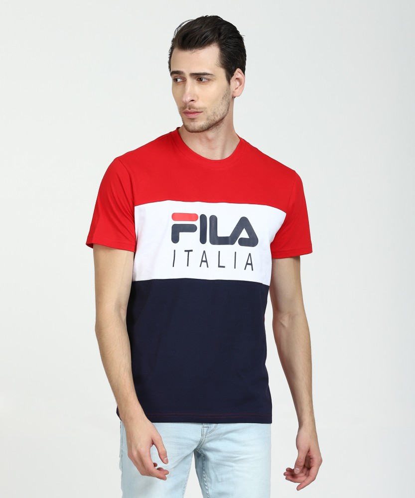 Fila t shirt price at sportscene on sale