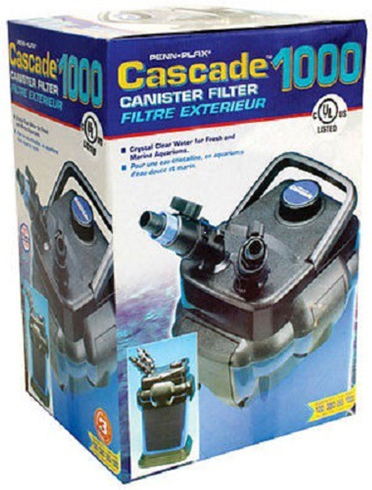Penn plax cascade sale canister filter 1000