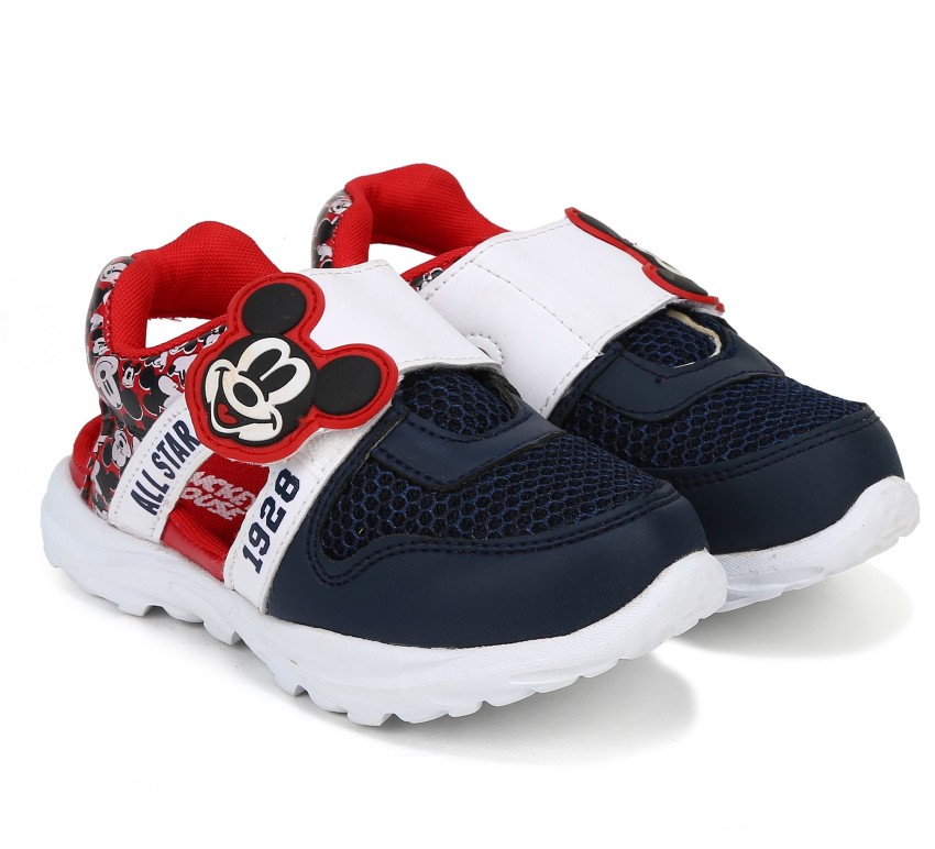 Mickey mouse store velcro shoes