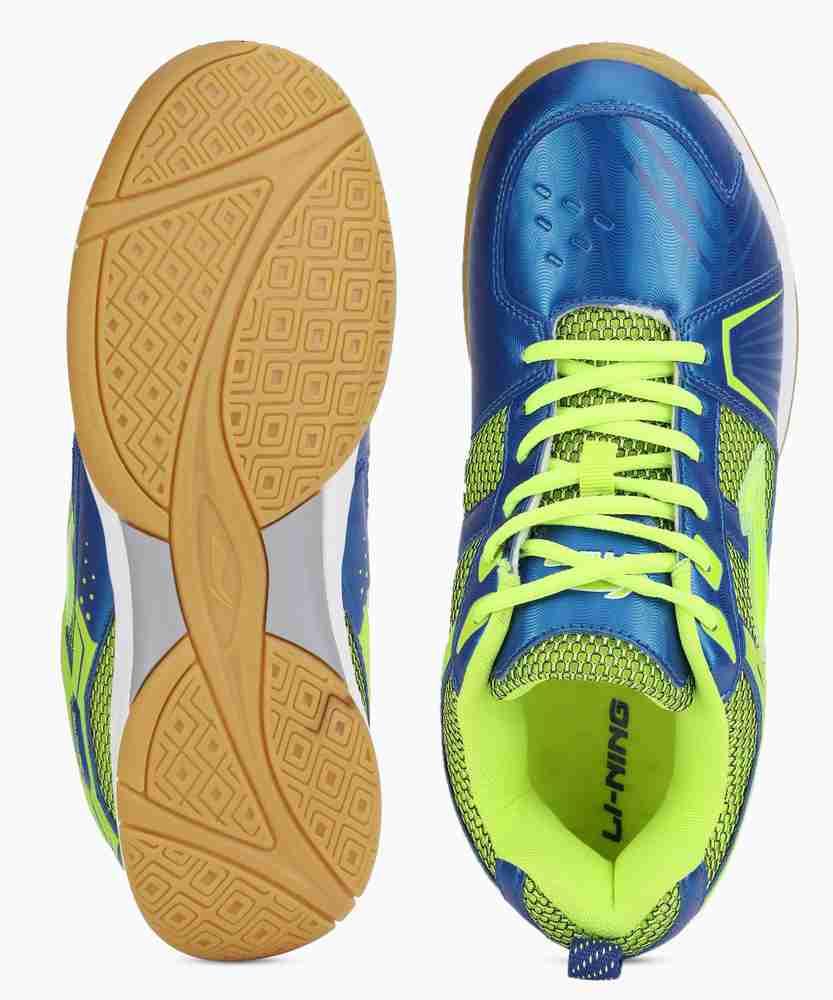 LI NING CROSS Badminton Shoes For Men Buy BLUE LIME Color LI NING CROSS Badminton Shoes For Men Online at Best Price Shop Online for Footwears in India Flipkart