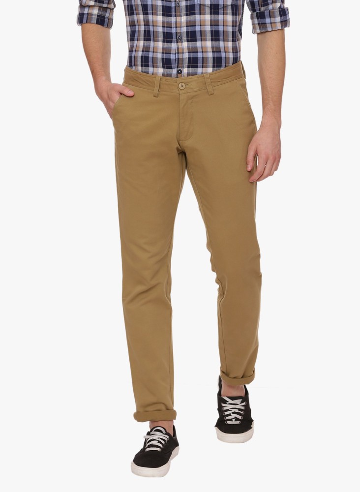 urbantouch Slim Fit Men Beige Trousers  Buy urbantouch Slim Fit Men Beige  Trousers Online at Best Prices in India  Flipkartcom