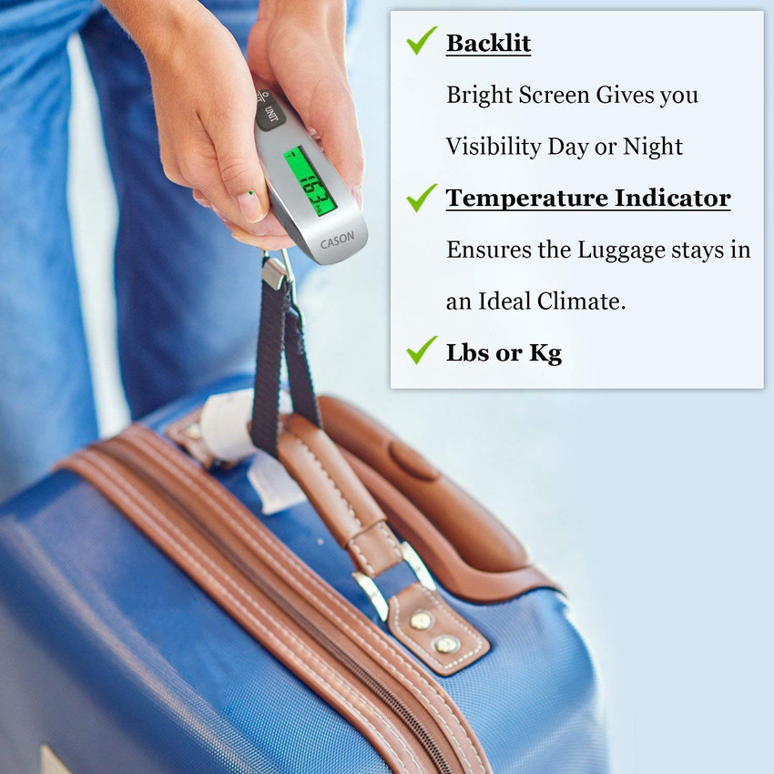 Suitcase sales weight checker