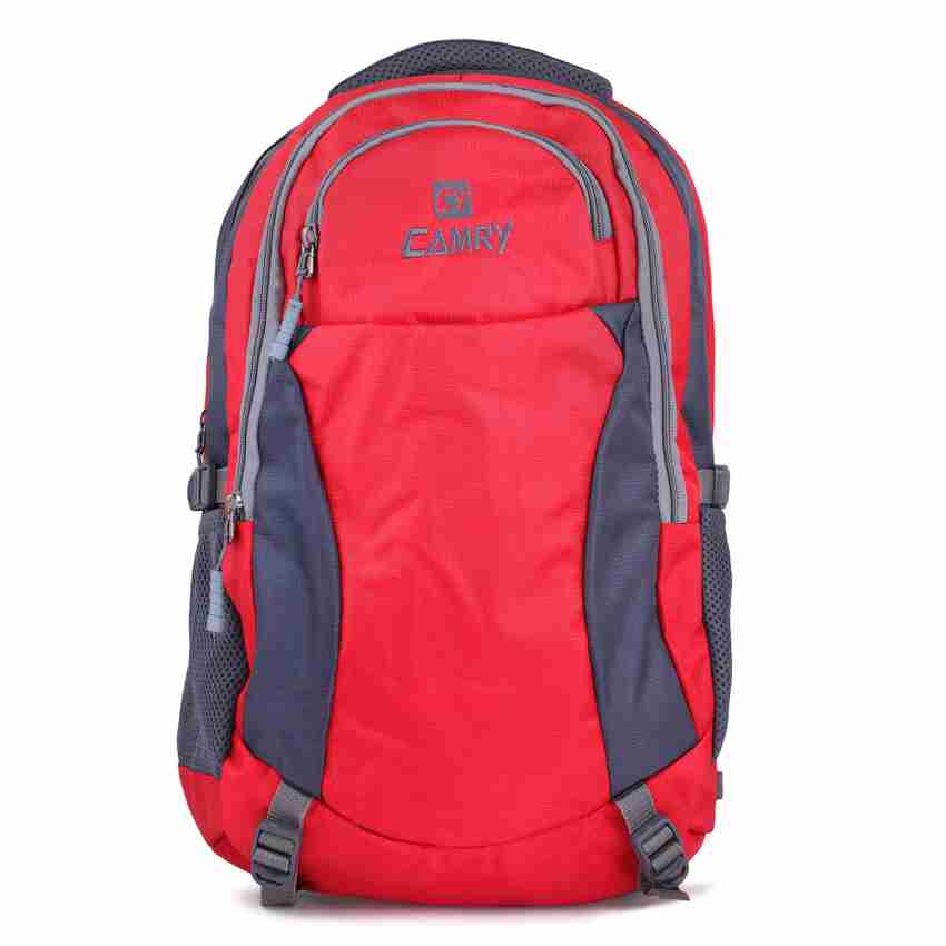Red colour school bag top