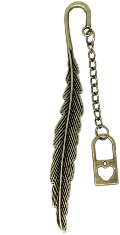 Tootpado Metal Bookmarks Heart - (8STA116) - Antique Copper Look With  Feather Design Metal Bookmark Price in India - Buy Tootpado Metal Bookmarks  Heart - (8STA116) - Antique Copper Look With Feather