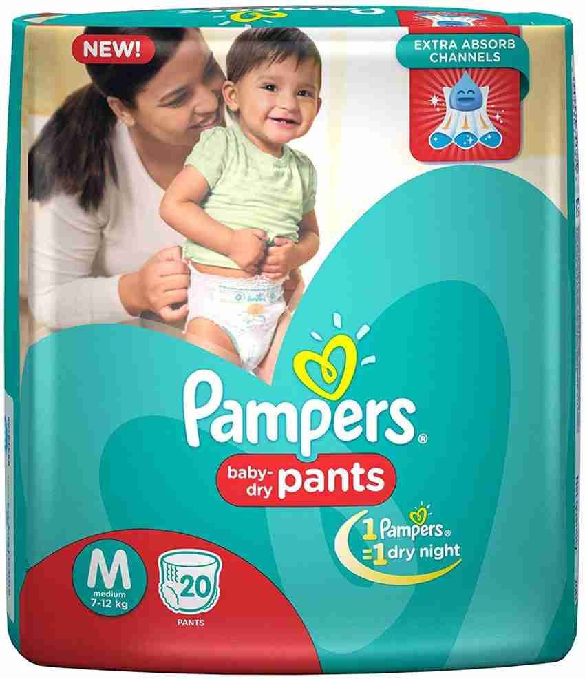 Pampers dry 2025 pants medium price