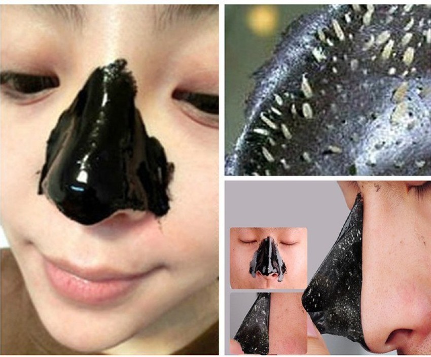 Черная маска для носа от черных точек