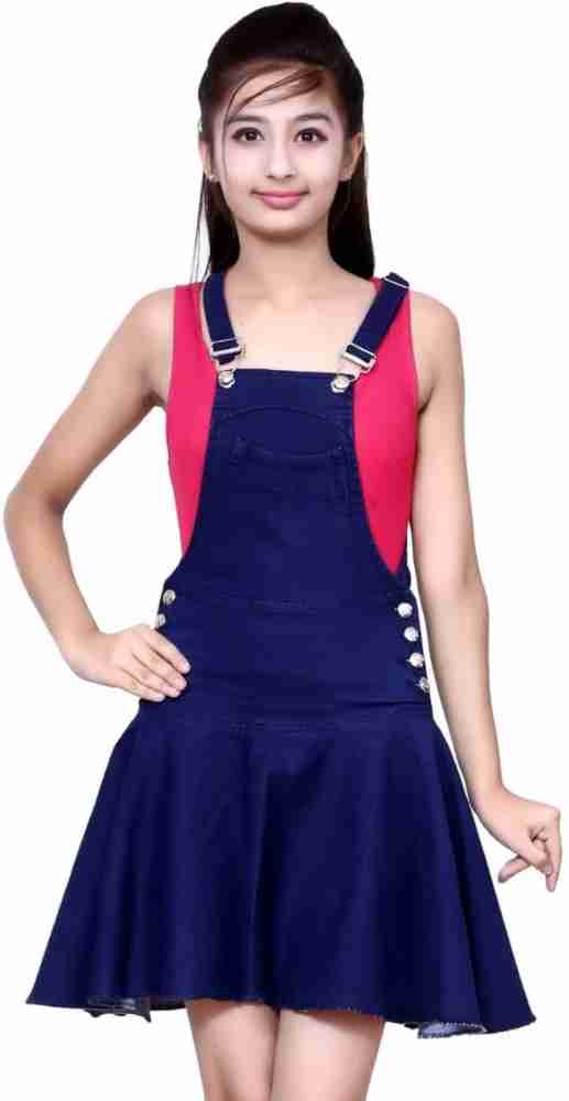 ORIEX Girls Button Skirt Dungaree with Top Black 11-12 Years : :  Clothing & Accessories