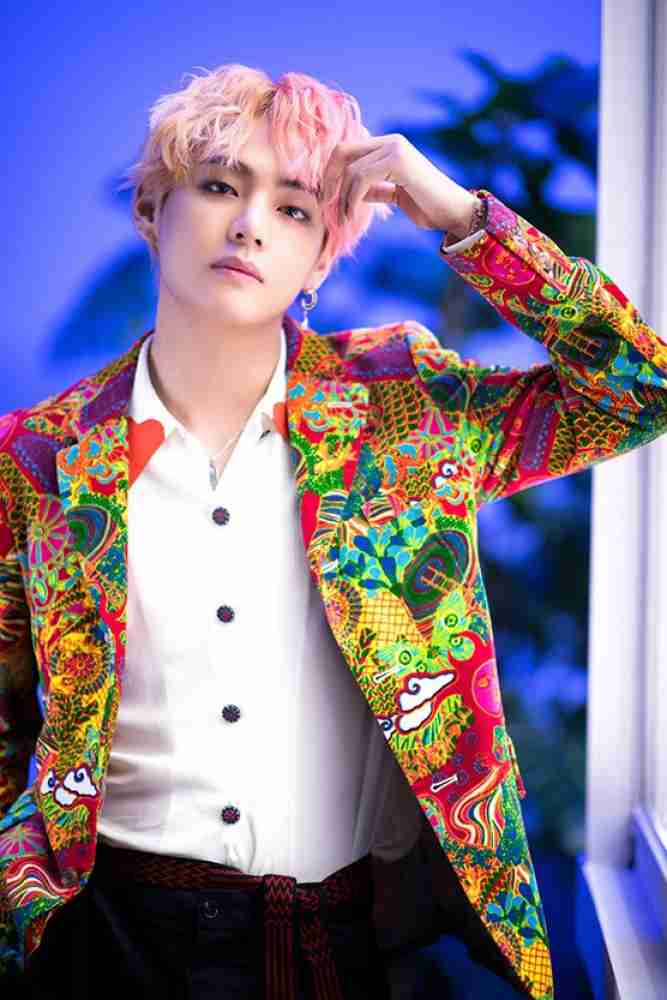 BTS IDOL KIM TAEHYUNG V (B) Fine Art Print - Music posters in