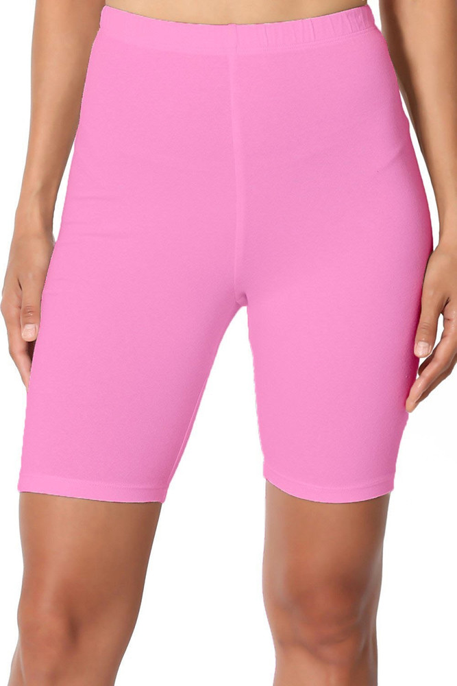 Lili Solid Women Pink Cycling Shorts Buy Lili Solid Women Pink