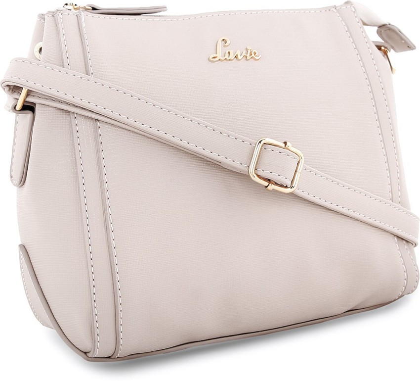 LAVIE White Sling Bag SYFB942020M3 BEIGE Price in India