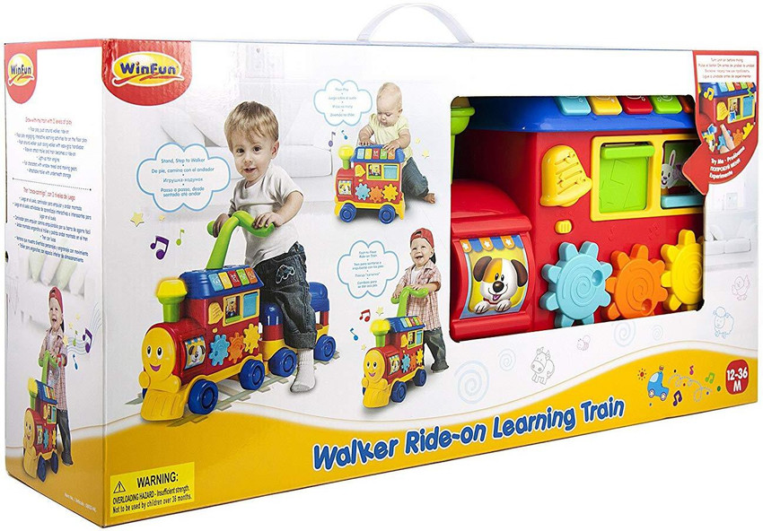 Winfun walker ride on learning train sale