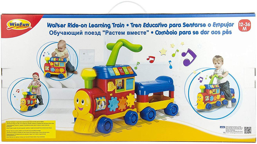 Winfun walker ride on learning train clearance