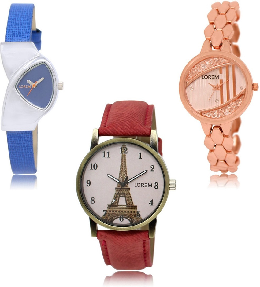 LOREM Girls Attractive Analog Watch For Women Buy LOREM Girls Attractive Analog Watch For Women FZ 208 222 230 New Stylish Online at Best Prices in India Flipkart