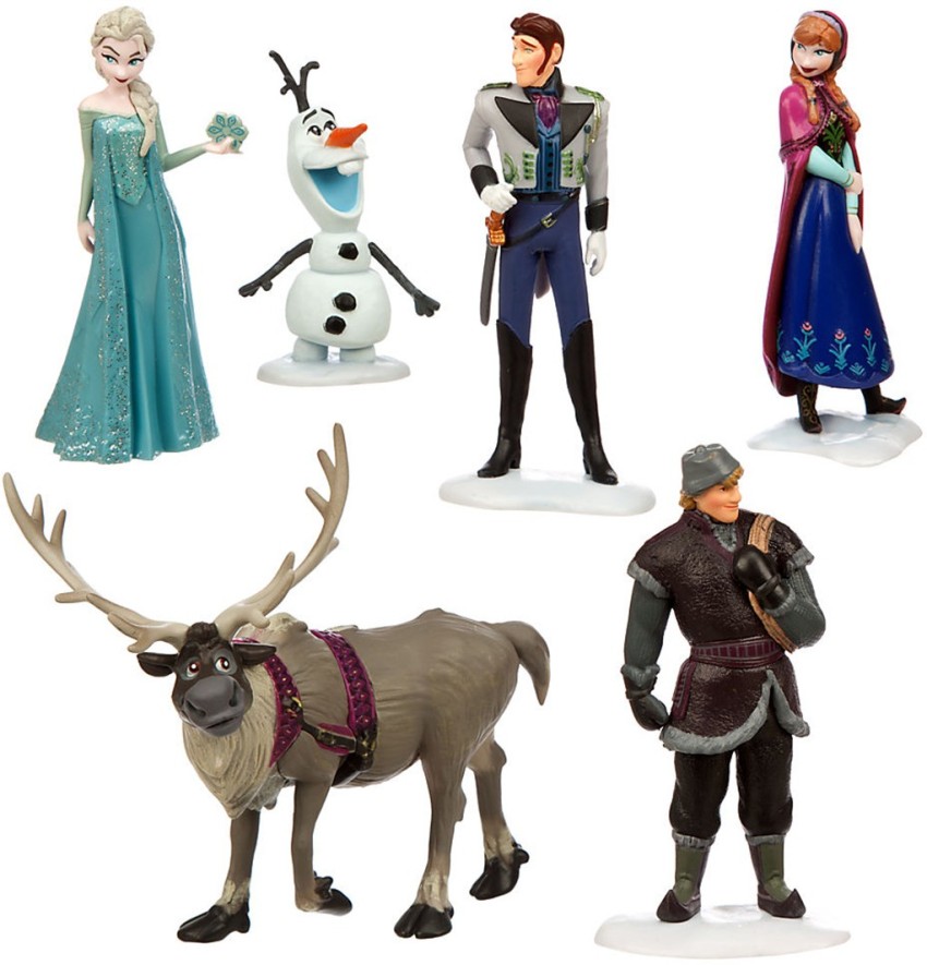 3D Queen Elsa Frozen Disney Princess Figurine Toy Model Cake Topper | Sweet  Party Supplies