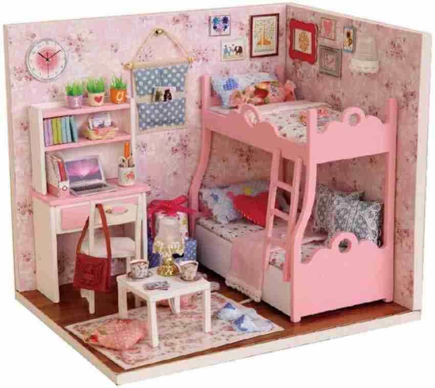 Dollhouse bed hot sale for girl