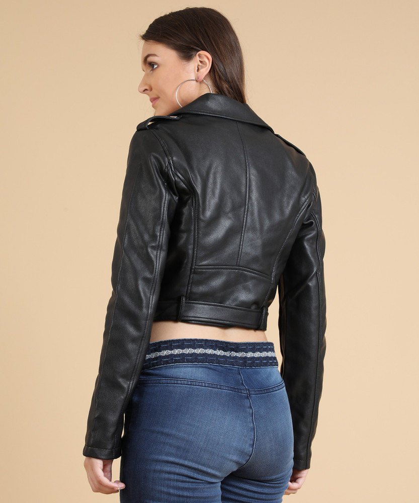 FOREVER 21 Full Sleeve Solid Women Jacket Buy BLACK FOREVER 21