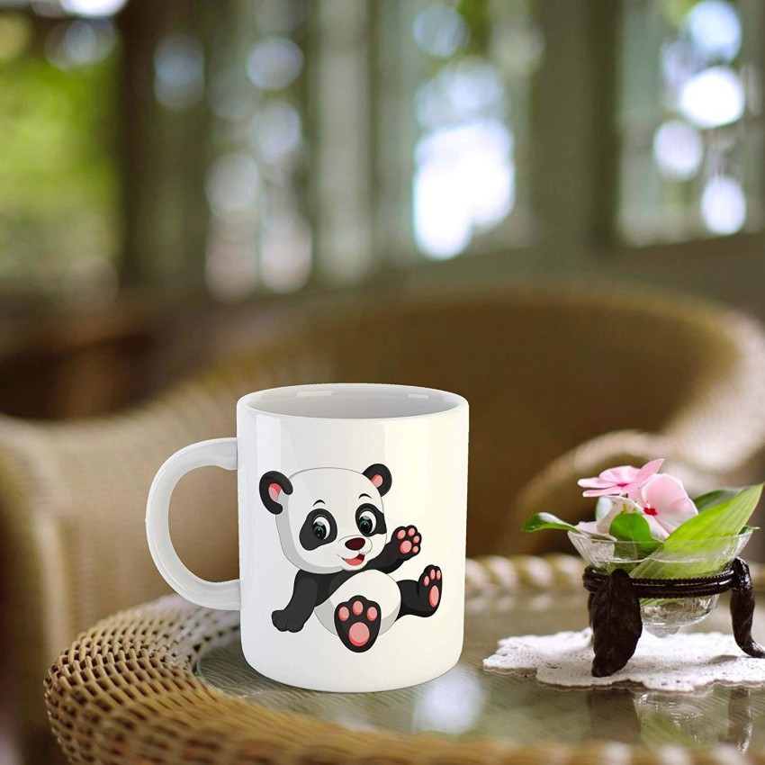 iKraft Cute baby Panda Printed CoffeeMug-White Funny,325ml Tea Cup Gift for  Kids, Brother, Sister Ceramic Coffee Mug Price in India - Buy iKraft Cute  baby Panda Printed CoffeeMug-White Funny,325ml Tea Cup Gift