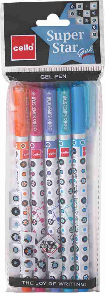 Cello Super Star Gel Pen Buy Cello Super Star Gel Pen Gel Pen Online at Best Prices in India Only at Flipkart