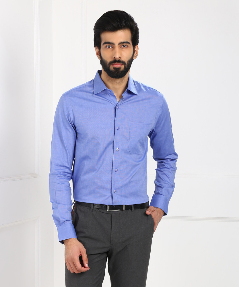 WILLS LIFESTYLE Men Self Design Formal Blue Shirt Buy WILLS LIFESTYLE Men Self Design Formal Blue Shirt Online at Best Prices in India Flipkart