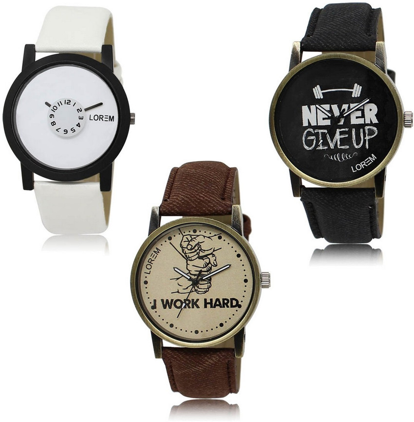 LOREM Boys Attractive Analog Watch For Men Buy LOREM Boys Attractive Analog Watch For Men FZ 26 27 29 New Stylish Online at Best Prices in India Flipkart