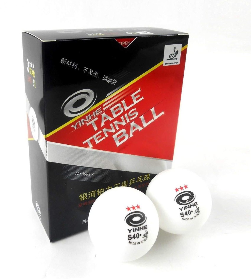 Yinhe 3 Star S40+ Table Tennis Balls Table Tennis Ball - Buy Yinhe 3 Star S40+ Table Tennis Balls Table Tennis Ball Online at Best Prices in India