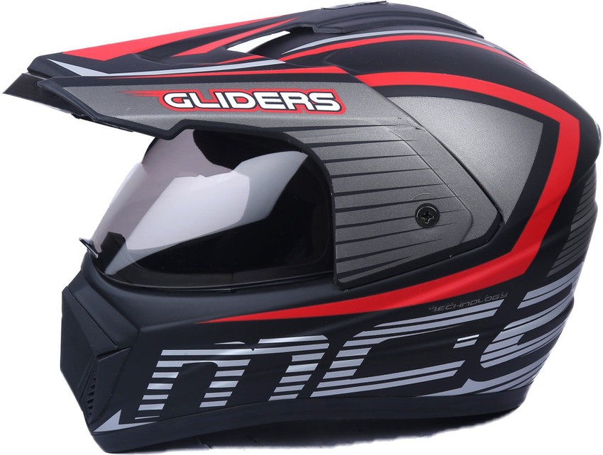 GLIDER MC2 Black with Red and Silver Decor Lines Motorbike