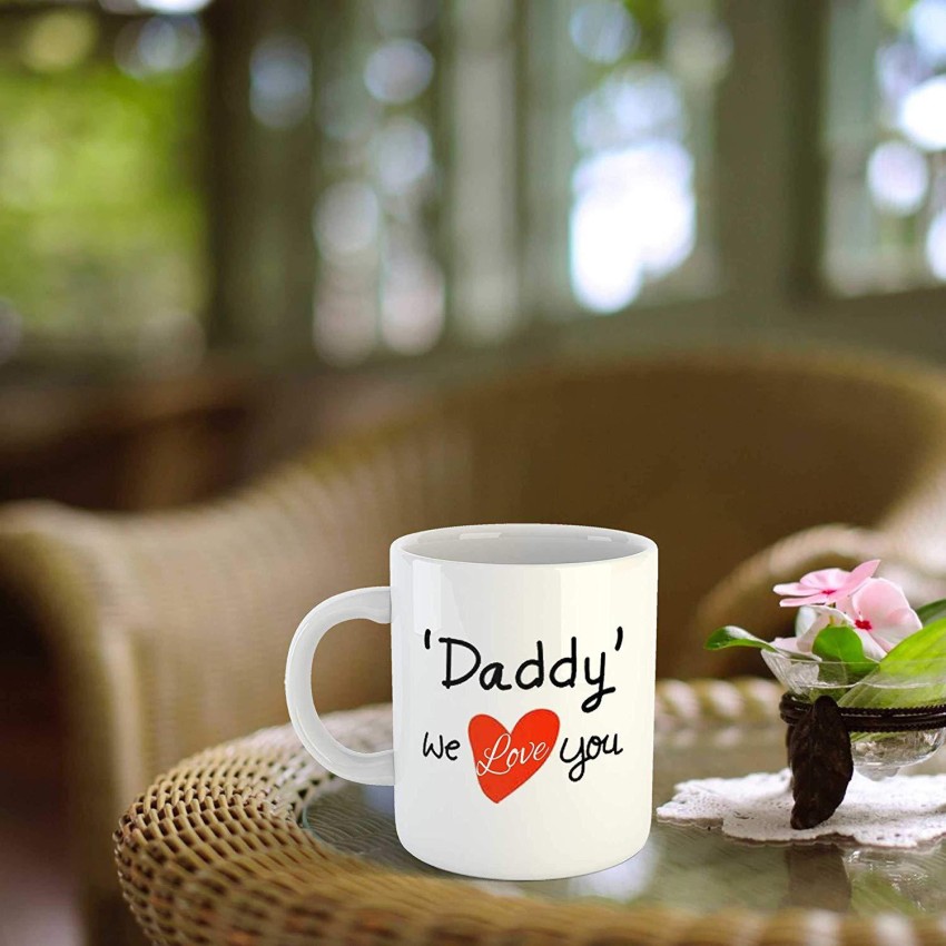 Peppa Pig Daddy Best Dad ever, father's day white gift coffee mug