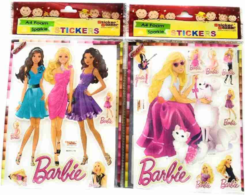 Barbie best sale big stickers