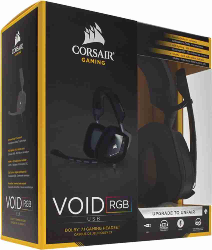 Corsair Void USB RGB Dobly 7.1 Surround Sound Wired Gaming Headset
