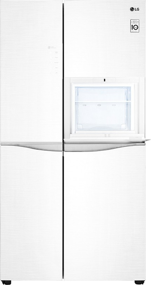 Lg white discount double door fridge