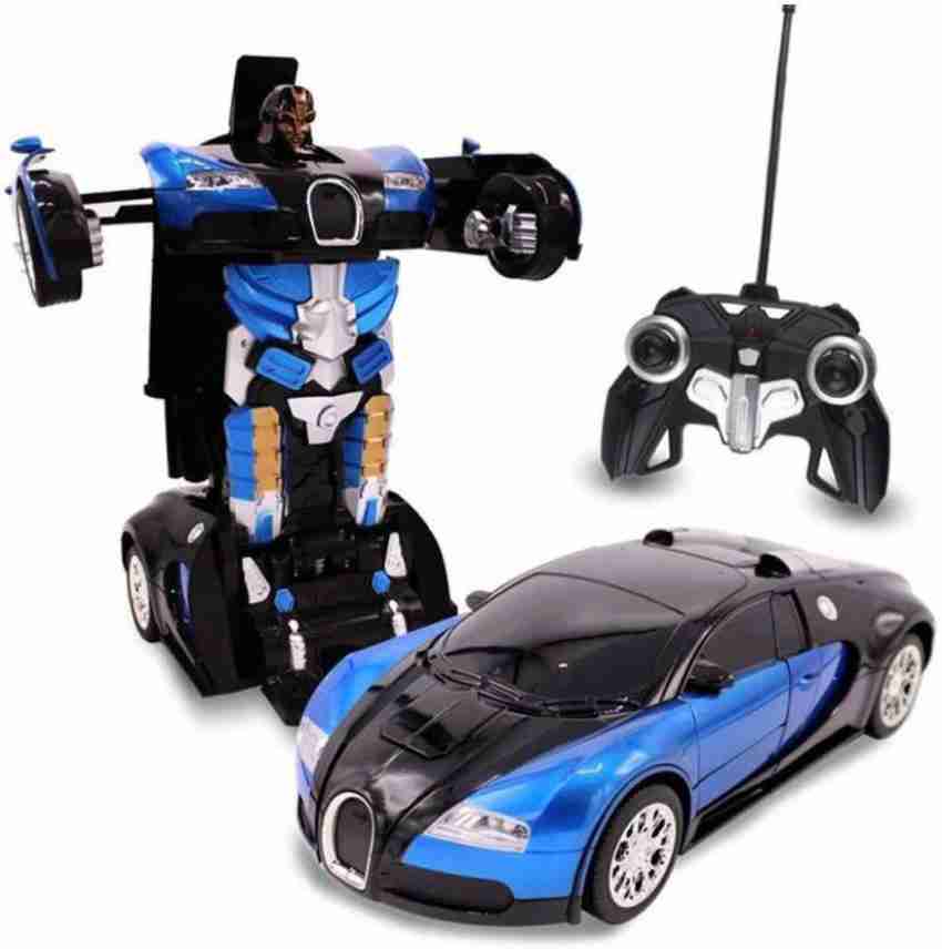 remote control bugatti transformer car toy